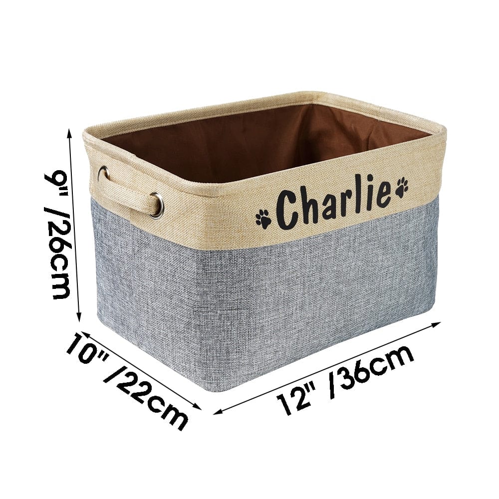 Dog Toy Box Wood, Personalized Dog Toy Box, Dog Toy Box for Small